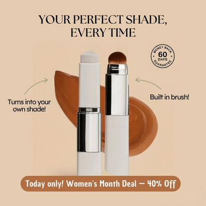 Shade-Adapting Foundation Stick